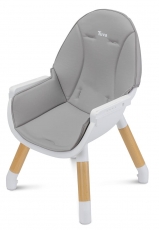 Дитячий стільчик для годування Caretero Tuva Grey